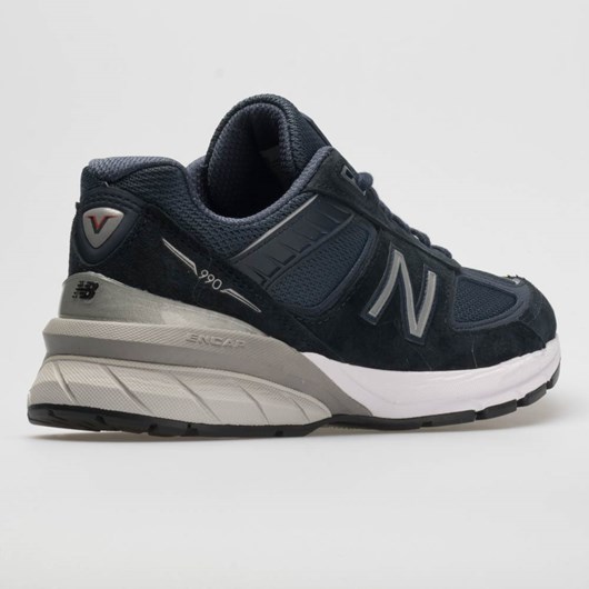 Navy / Silver Orthofeet New Balance 990v5 Women's Running Shoes | MPHVZ6593