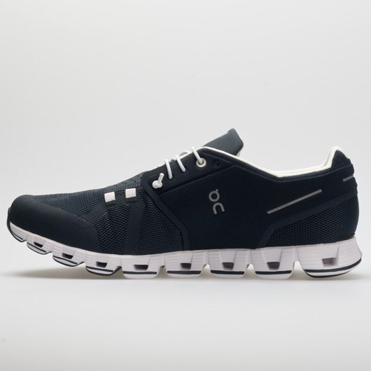 Navy / White Orthofeet On Cloud Men's Running Shoes | IPADK1639