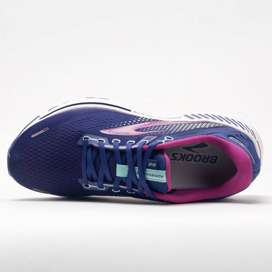 Navy / Yucca / Pink Orthofeet Brooks Adrenaline GTS 22 Women's Running Shoes | FNXRV7846