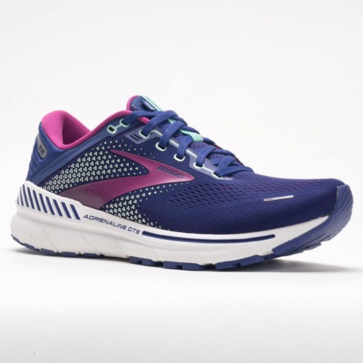 Navy / Yucca / Pink Orthofeet Brooks Adrenaline GTS 22 Women's Running Shoes | FNXRV7846