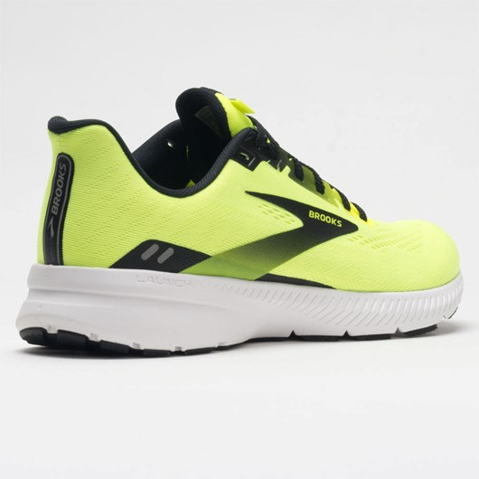 Nightlife / Black / White Orthofeet Brooks Launch 8 Men's Running Shoes | GESYP0632