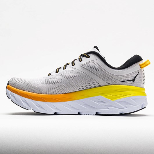 Nimbus Cloud / Radiant Yellow Orthofeet HOKA Bondi 7 Men's Running Shoes | ZXYVC0572