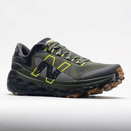 Norway Spruce / Sulphur Ylw Orthofeet New Balance Fresh Foam More Trail v2 Men's Trail Running Shoes | CXUVK6903