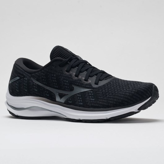 Obsidian / Quarry Orthofeet Mizuno Wave Rider 25 Waveknit Men's Running Shoes | AZFIB6472