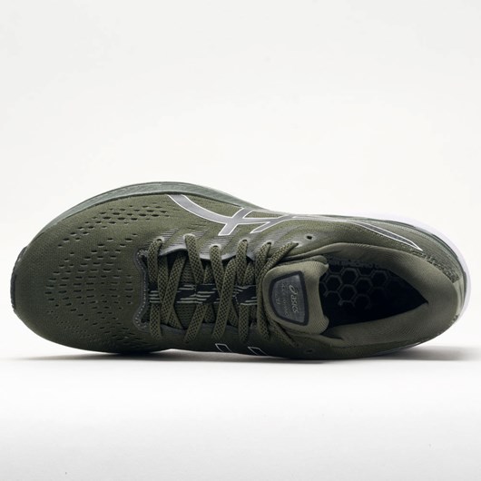 Olive Canvas / Black Orthofeet ASICS GEL-Kayano 28 Men's Running Shoes | FKYZO5978