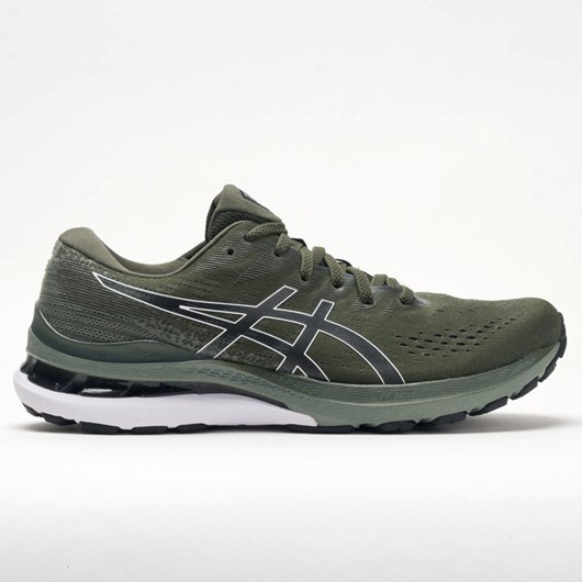 Olive Canvas / Black Orthofeet ASICS GEL-Kayano 28 Men\'s Running Shoes | FKYZO5978