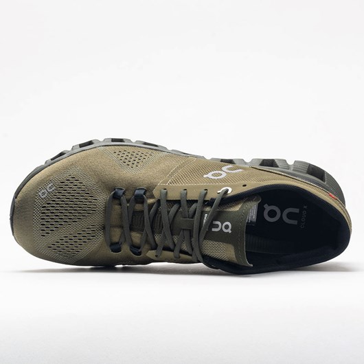 Olive / Fir Orthofeet On Cloud X Men's Running Shoes | XPNAR2038