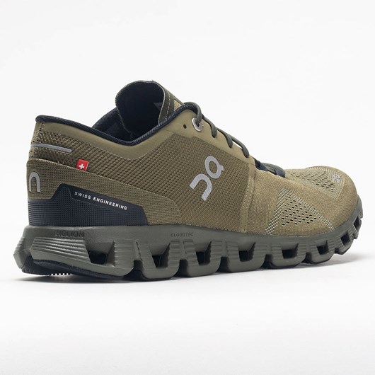 Olive / Fir Orthofeet On Cloud X Men's Running Shoes | XPNAR2038