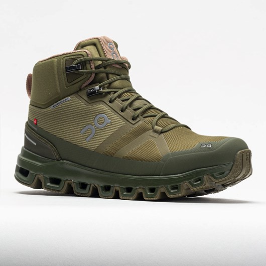 Olive / Reed Orthofeet On Cloudrock Waterproof Women's Hiking Shoes | WJCAS5498