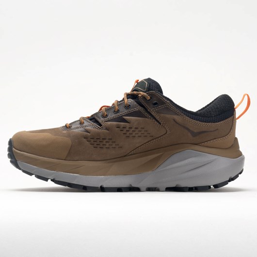 Otter / Persimmon Orange Orthofeet Hoka One One Kaha Low GTX Men's Hiking Shoes | AREBC9365