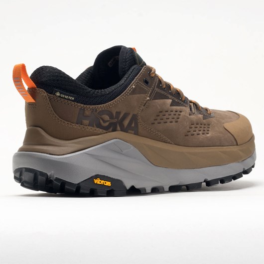 Otter / Persimmon Orange Orthofeet Hoka One One Kaha Low GTX Men's Hiking Shoes | AREBC9365