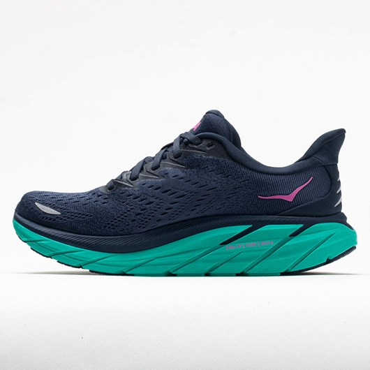 Outer Space / Atlantis Orthofeet Hoka One One Clifton 8 Women's Running Shoes | SNXHQ8326