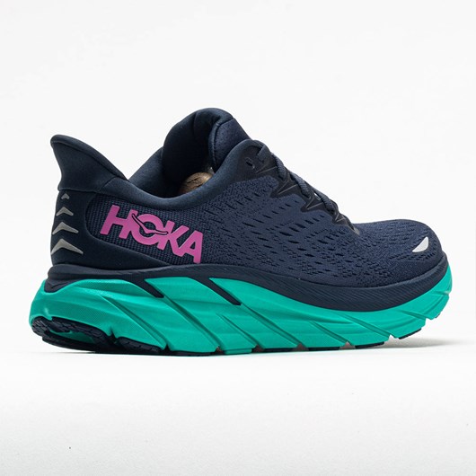 Outer Space / Atlantis Orthofeet Hoka One One Clifton 8 Women's Running Shoes | SNXHQ8326