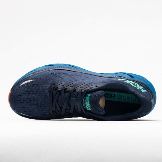 Outer Space / Vallarta Blue Orthofeet Hoka One One Clifton 8 Men's Running Shoes | TDRNQ0264