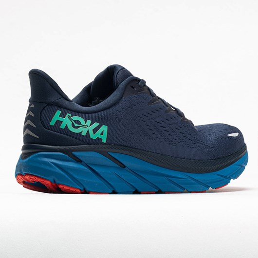 Outer Space / Vallarta Blue Orthofeet Hoka One One Clifton 8 Men's Running Shoes | TDRNQ0264