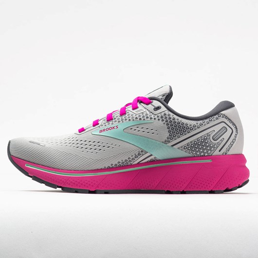 Oyster / Yucca / Pink Orthofeet Brooks Ghost 14 Women's Running Shoes | YIRXO8035