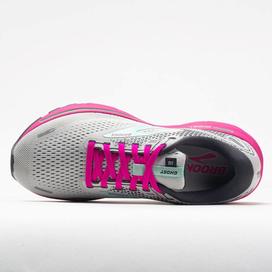 Oyster / Yucca / Pink Orthofeet Brooks Ghost 14 Women's Running Shoes | YIRXO8035