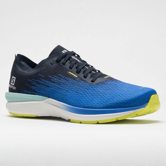 Palace Blue / White / Evening Primrose Orthofeet Salomon Sonic 4 Accelerate Men's Running Shoes | KQCVL2937