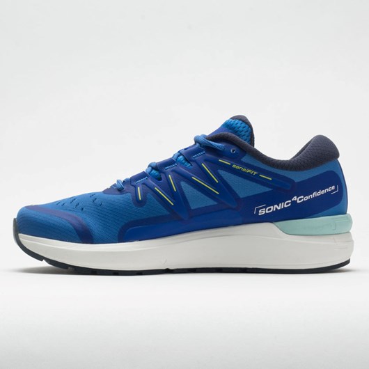 Palace Blue / White Orthofeet Salomon Sonic 4 Confidence Men's Running Shoes | HTLYQ0493