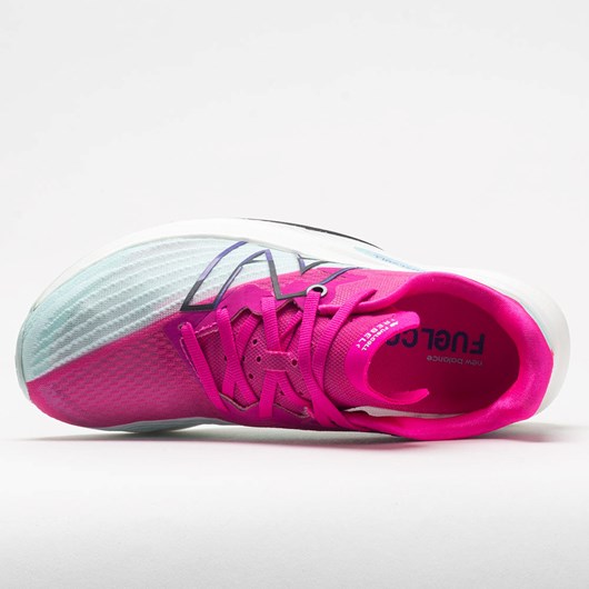 Pale Blue Chill / Pink Glo Orthofeet New Balance FuelCell Rebel v2 Women's Running Shoes | RKBPT3475