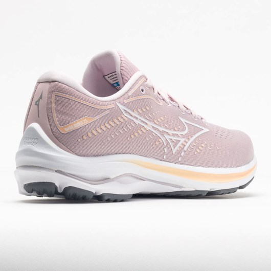 Pale Lilac / White Orthofeet Mizuno Wave Rider 25 Women's Running Shoes | YSHRU5423