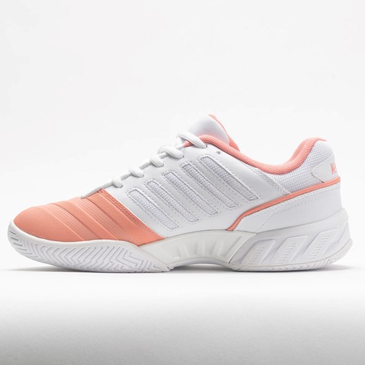 Peach Amber / White / Asphalt Orthofeet K-Swiss Bigshot Light 4 Women's Tennis Shoes | HIDXK2615