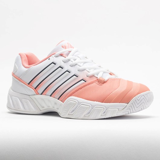 Peach Amber / White / Asphalt Orthofeet K-Swiss Bigshot Light 4 Women's Tennis Shoes | HIDXK2615