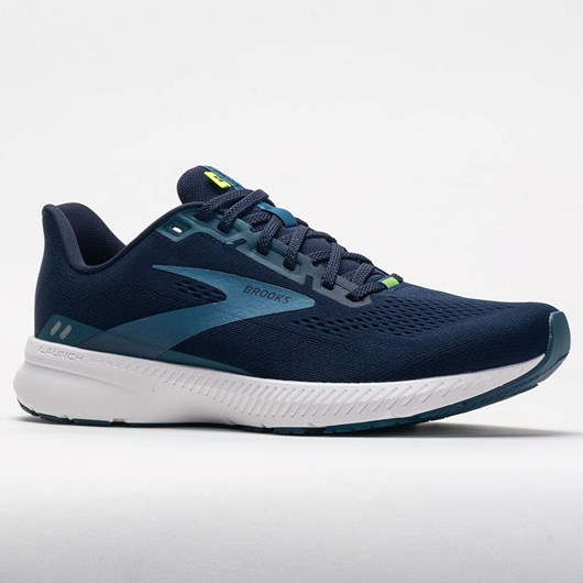 Peacoat / Legion Blue / Nightlife Orthofeet Brooks Launch 8 Men's Running Shoes | HCGDW5076