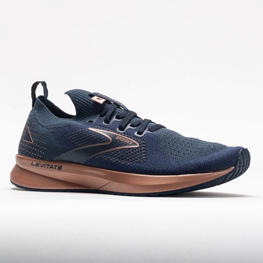 Peacoat / Navy / Copper Orthofeet Brooks Levitate Stealthfit 5 Women's Running Shoes | ETILM3852