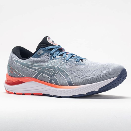 Piedmond Gray / White Orthofeet ASICS GEL-Cumulus 23 Men's Running Shoes | LDBSZ5198