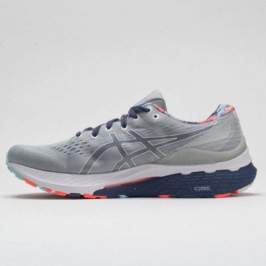 Piedmont Gray / Thunder Blue Orthofeet ASICS GEL-Kayano 28 Men's Running Shoes | UJPET5218