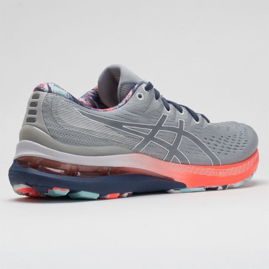 Piedmont Gray / Thunder Blue Orthofeet ASICS GEL-Kayano 28 Men's Running Shoes | UJPET5218