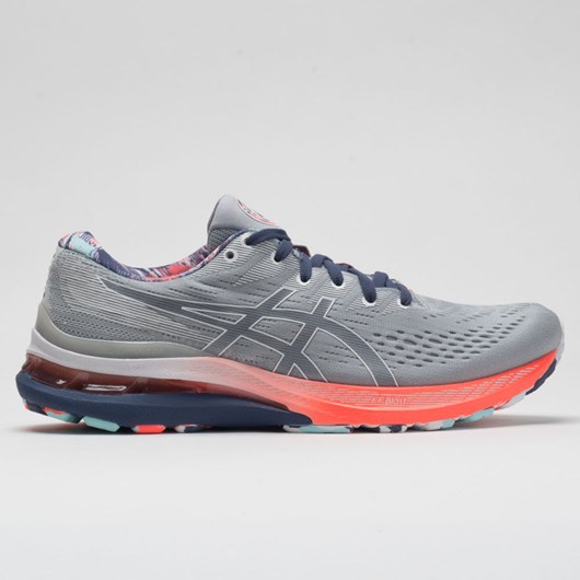 Piedmont Gray / Thunder Blue Orthofeet ASICS GEL-Kayano 28 Men\'s Running Shoes | UJPET5218