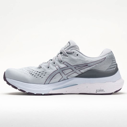 Piedmont Grey / Deep Plum Orthofeet ASICS GEL-Kayano 28 Women's Running Shoes | QMURB1396