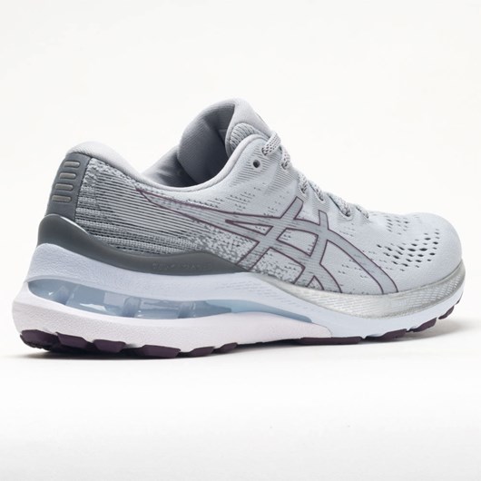 Piedmont Grey / Deep Plum Orthofeet ASICS GEL-Kayano 28 Women's Running Shoes | QMURB1396