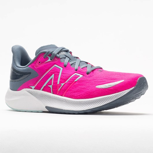 Pink Glo / Deep Ocean Grey Orthofeet New Balance FuelCell Propel v3 Women's Running Shoes | NBKAH3485