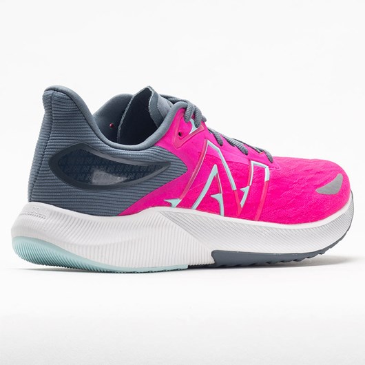 Pink Glo / Deep Ocean Grey Orthofeet New Balance FuelCell Propel v3 Women's Running Shoes | NBKAH3485