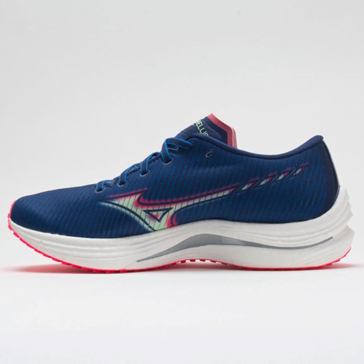 Princess Blue / Paradise Pink Orthofeet Mizuno Wave Rebellion Men's Running Shoes | HAIBT2315