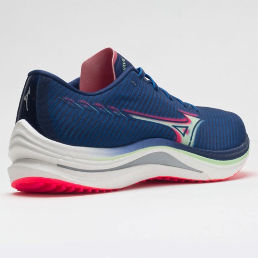 Princess Blue / Paradise Pink Orthofeet Mizuno Wave Rebellion Men's Running Shoes | HAIBT2315