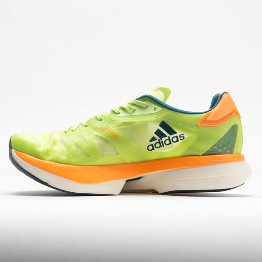 Pulse Lime / Real Teal / Flash Orange Orthofeet adidas adizero Adios Pro 2 Men's Running Shoes | KJRIG4305