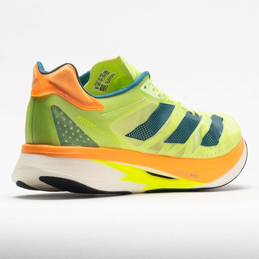 Pulse Lime / Real Teal / Flash Orange Orthofeet adidas adizero Adios Pro 2 Men's Running Shoes | KJRIG4305