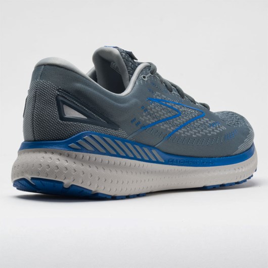 Quarry / Gray / Dark Blue Orthofeet Brooks Glycerin GTS 19 Men's Running Shoes | FQKGO7183