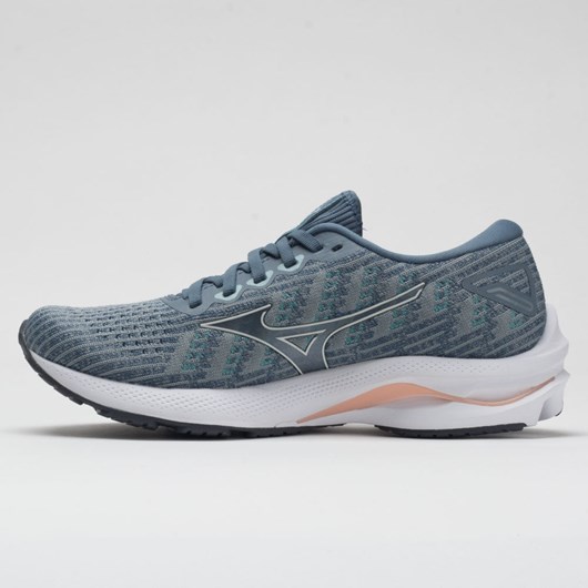 Quarry / Vaporous Gray Orthofeet Mizuno Wave Rider 25 Waveknit Women's Running Shoes | GTSAH7046