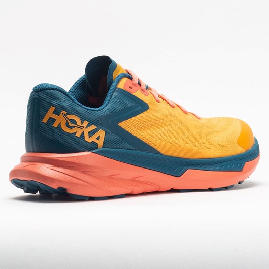 Radiant Yellow / Camellia Orthofeet Hoka One One Zinal Women's Trail Running Shoes | QDBSO2840