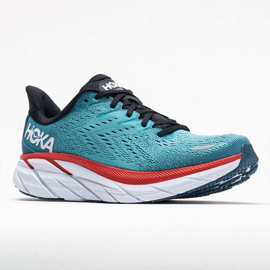 Real Teal / Aquarelle Orthofeet Hoka One One Clifton 8 Men's Running Shoes | NCHFR1645