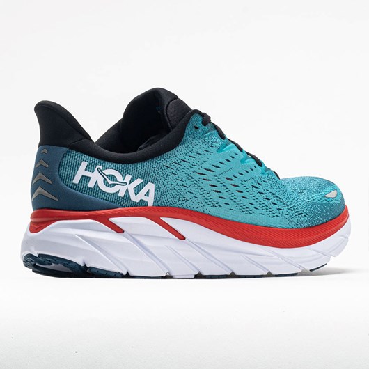 Real Teal / Aquarelle Orthofeet Hoka One One Clifton 8 Men's Running Shoes | NCHFR1645