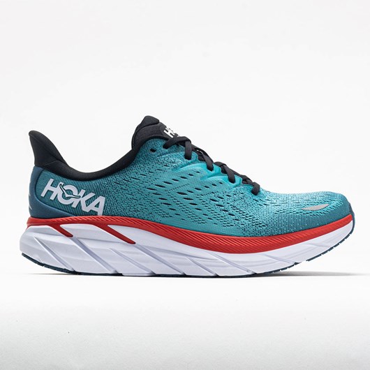 Real Teal / Aquarelle Orthofeet Hoka One One Clifton 8 Men\'s Running Shoes | NCHFR1645