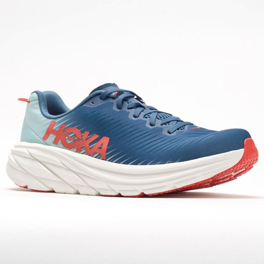 Real Teal / Eggshell Blue Orthofeet Hoka One One Rincon 3 Men's Running Shoes | IZPCV8915