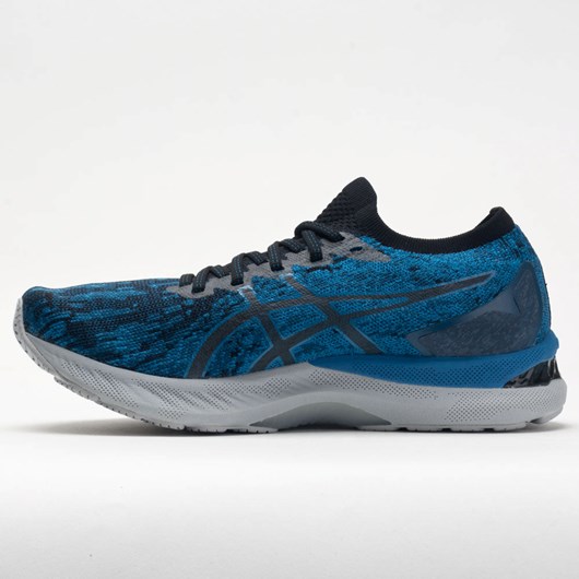 Reborn Blue / Black Orthofeet ASICS GEL-Nimbus 23 Knit Men's Running Shoes | NSGXP4865