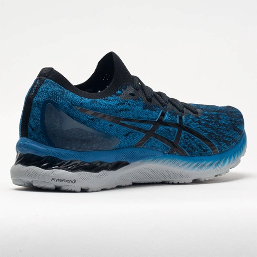 Reborn Blue / Black Orthofeet ASICS GEL-Nimbus 23 Knit Men's Running Shoes | NSGXP4865